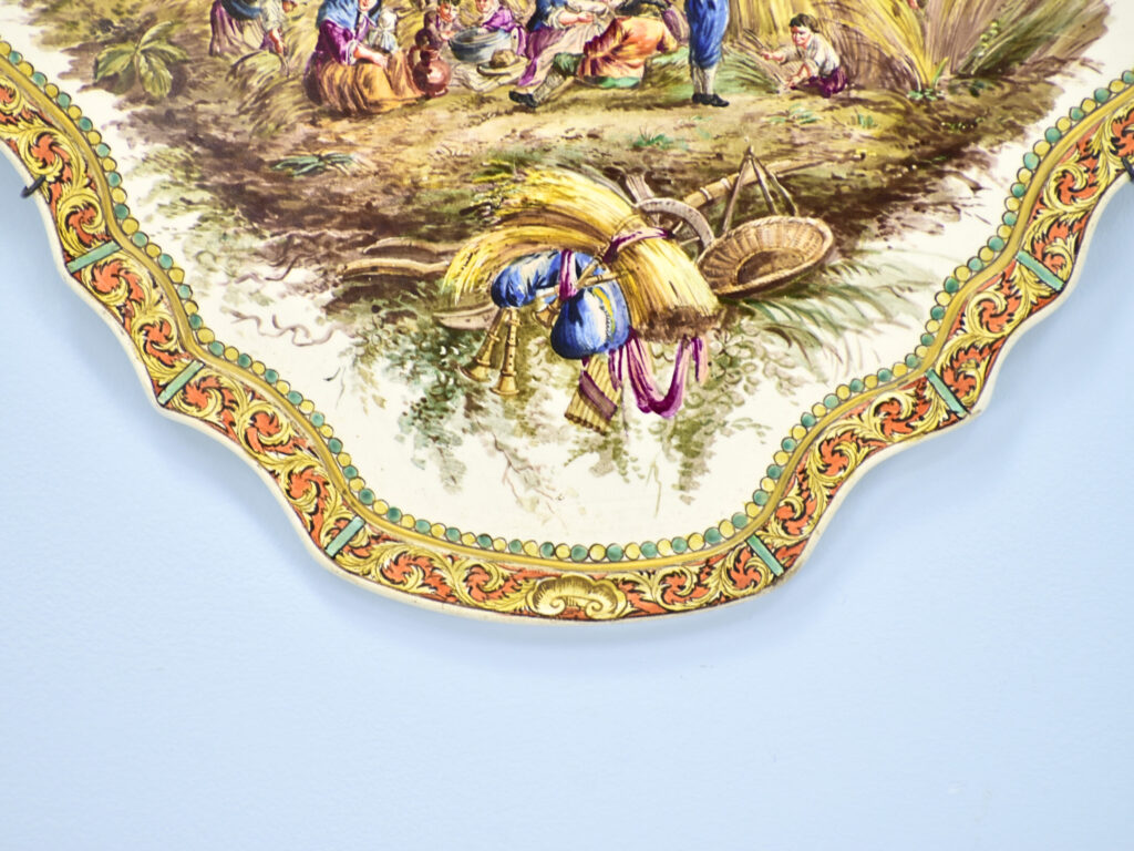 IMG_4944 Пара декоративних тарілок з сільськими сценами