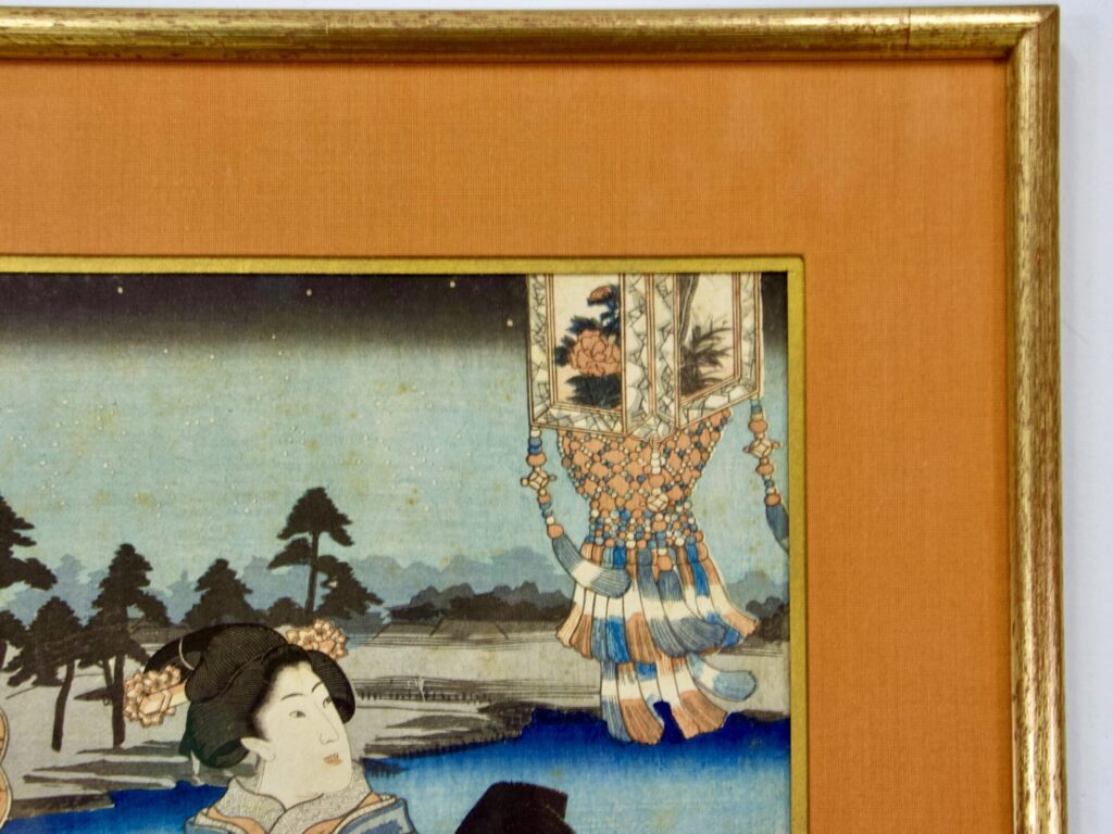 Триптих жіночих портретів у стилі укійо-е