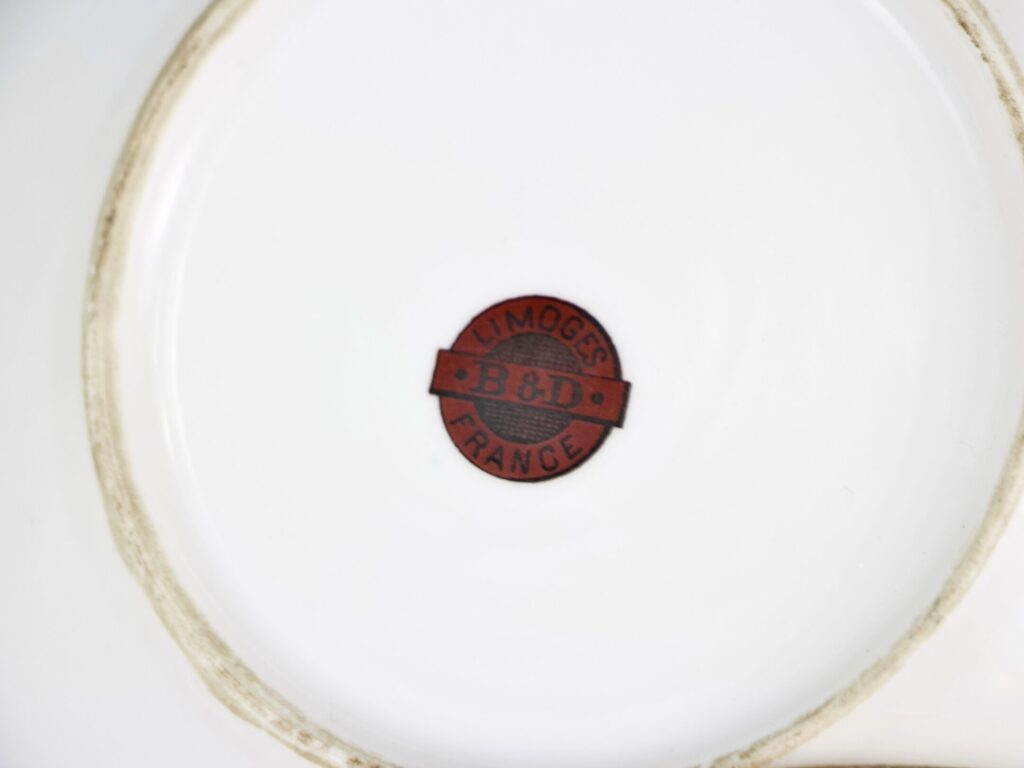 Порцелянова чайна пара, Limoges B&D