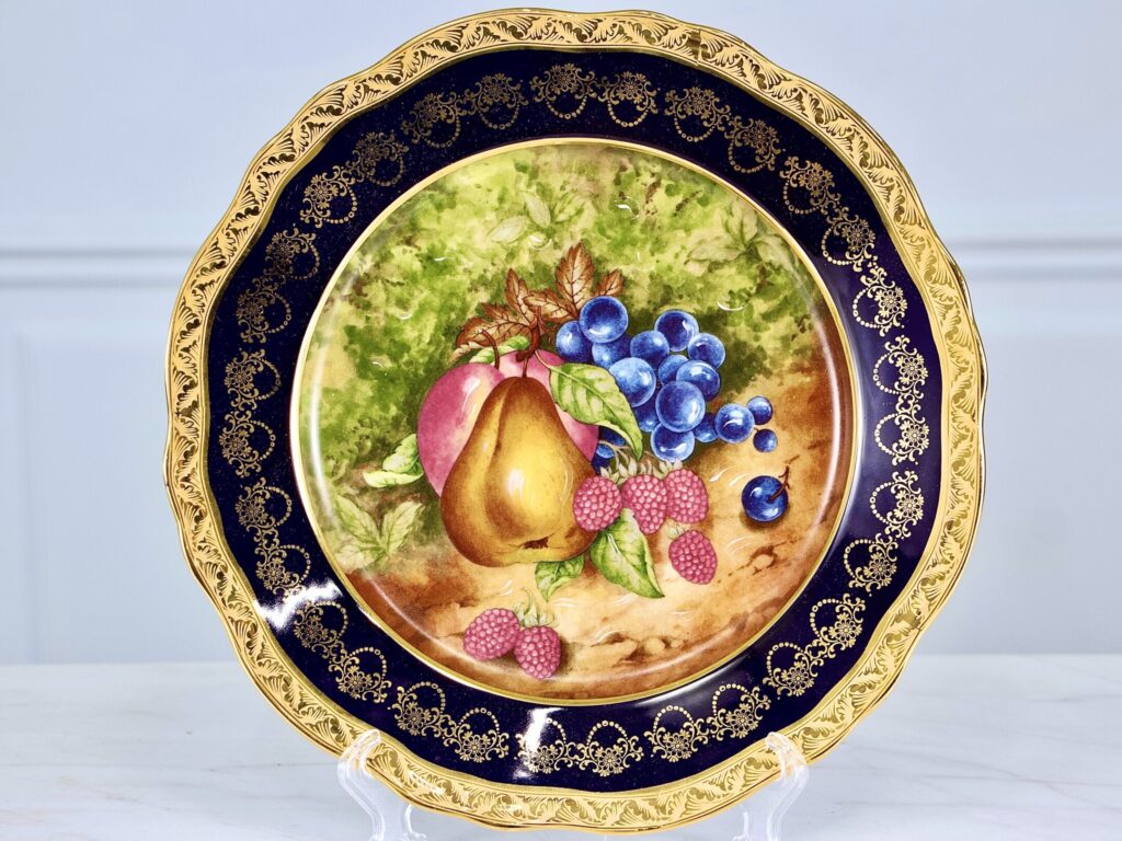 IMG_5224 Декоративна тарілка Limoges з фруктовою композицією
