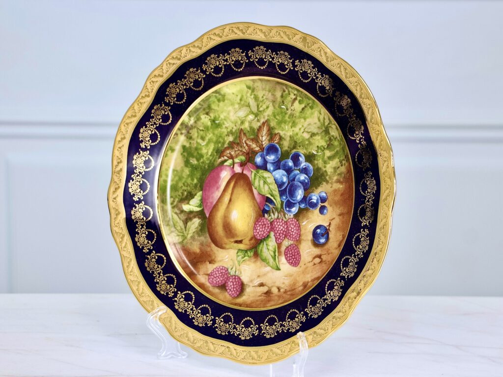 IMG_5226 Декоративна тарілка Limoges з фруктовою композицією