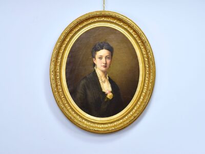 Антикварний живопис «Портрет невідомої»