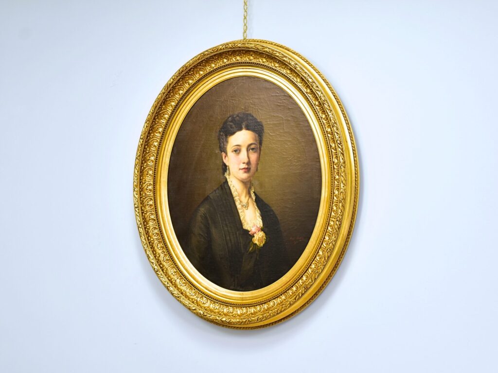 Антикварний живопис «Портрет невідомої»