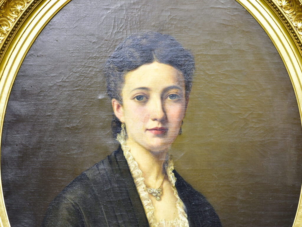 Антикварний живопис «Портрет невідомої»