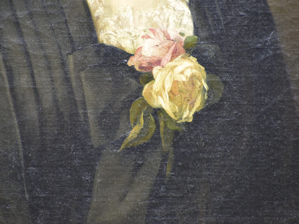 Антикварний живопис «Портрет невідомої»