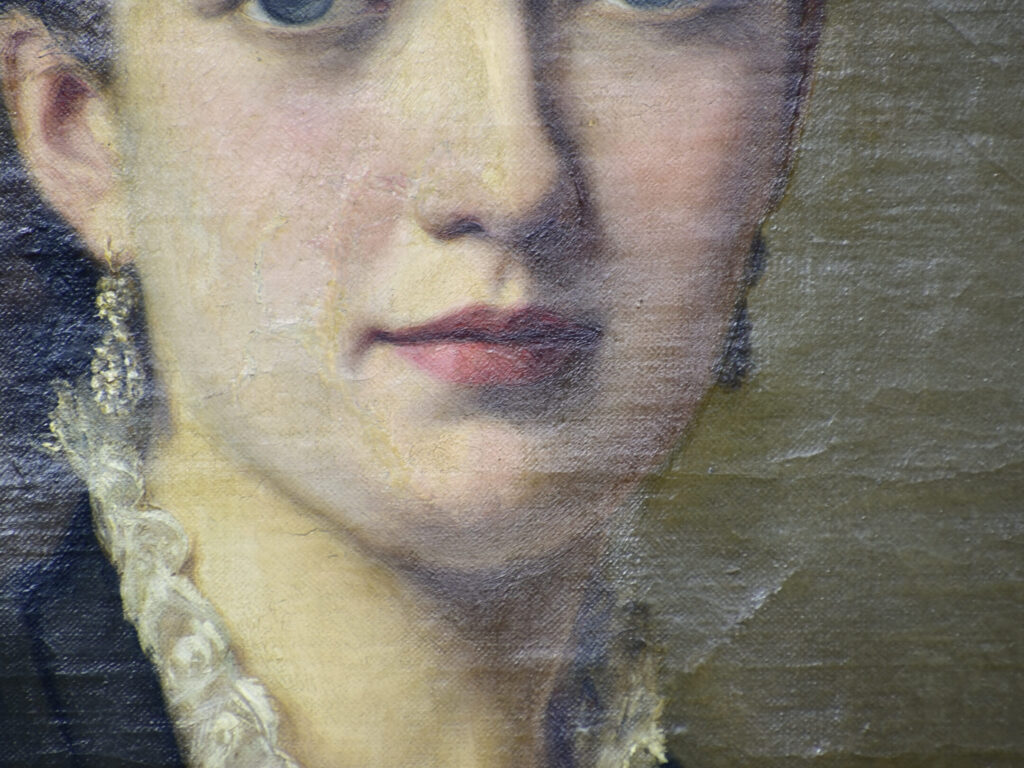 Антикварний живопис «Портрет невідомої»