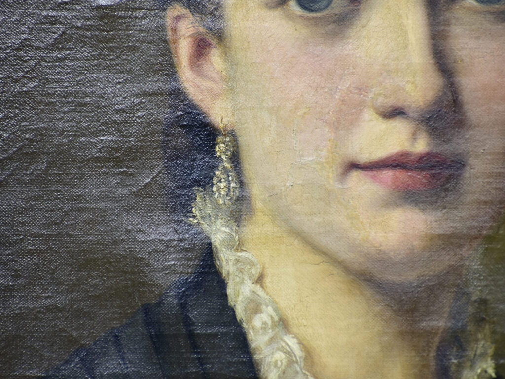 Антикварний живопис «Портрет невідомої»