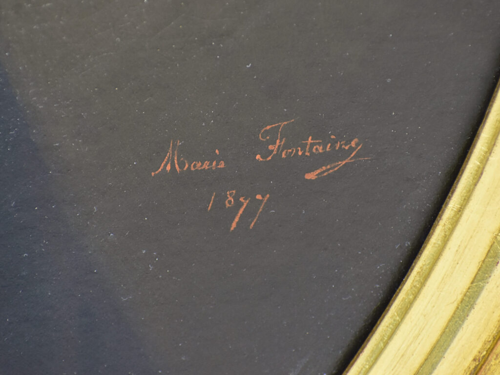 Антикварний живопис «Портрет невідомої»