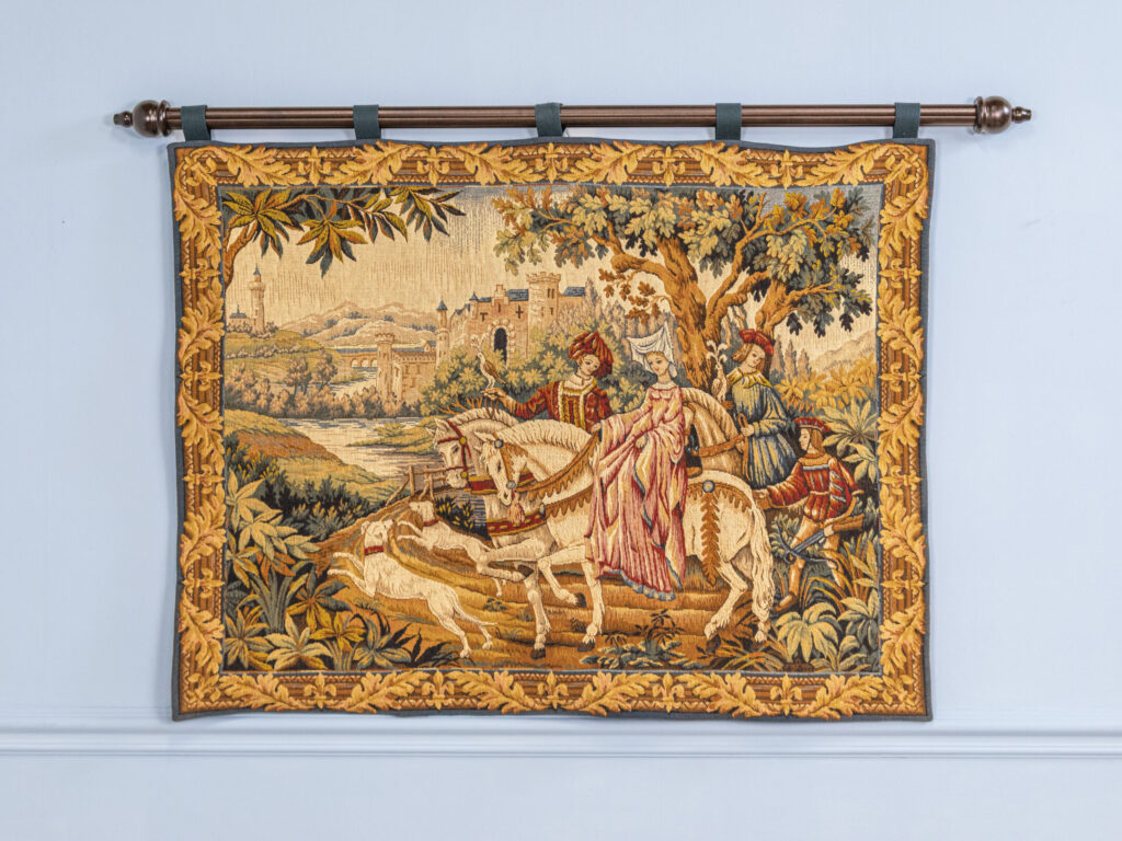 BN4A0331 Вінтажний гобелен «Королівське полювання», Марк Веймель