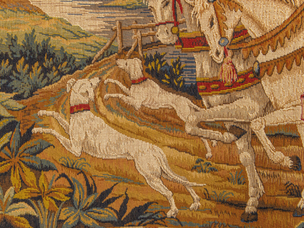BN4A0337 Вінтажний гобелен «Королівське полювання», Марк Веймель