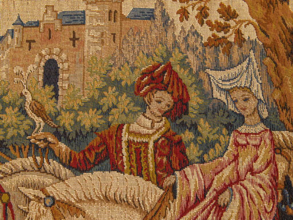 BN4A0341 Вінтажний гобелен «Королівське полювання», Марк Веймель