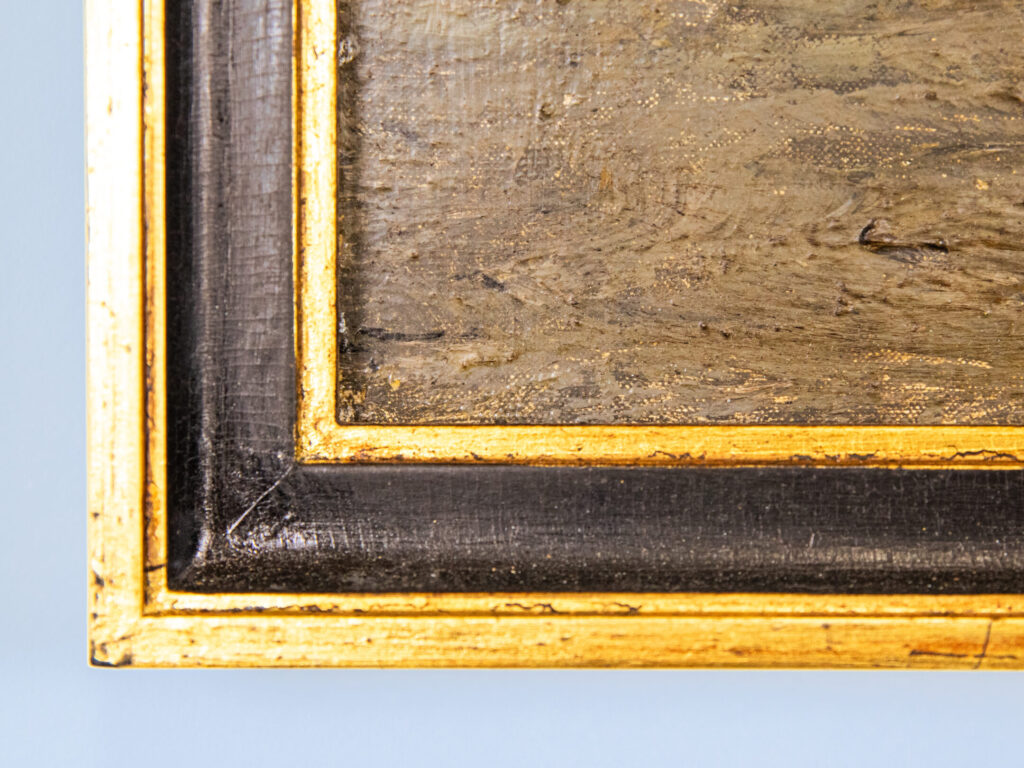 BN4A9160 Антикварний живопис «Гра в шахи»