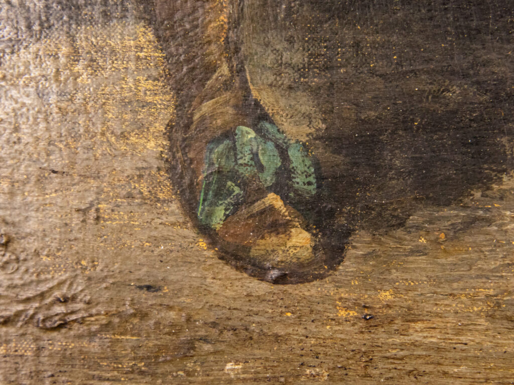 BN4A9164 Антикварний живопис «Гра в шахи»