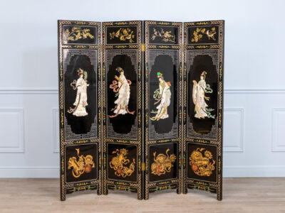 BN4A9214 Вінтажна ширма з інкрустацією в стилі Шинуазрі