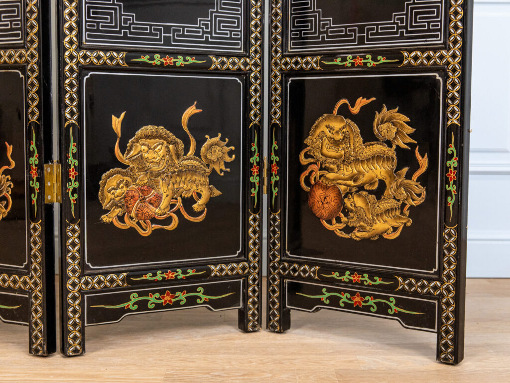 BN4A9222 Вінтажна ширма з інкрустацією в стилі Шинуазрі