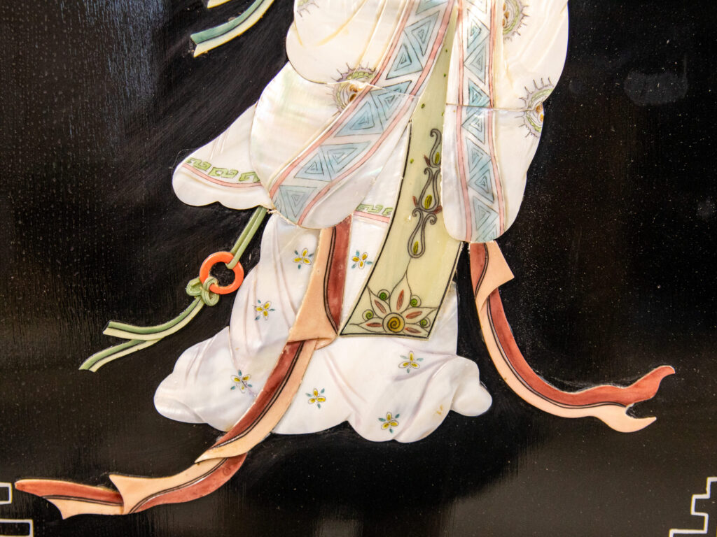 BN4A9241 Вінтажна ширма з інкрустацією в стилі Шинуазрі