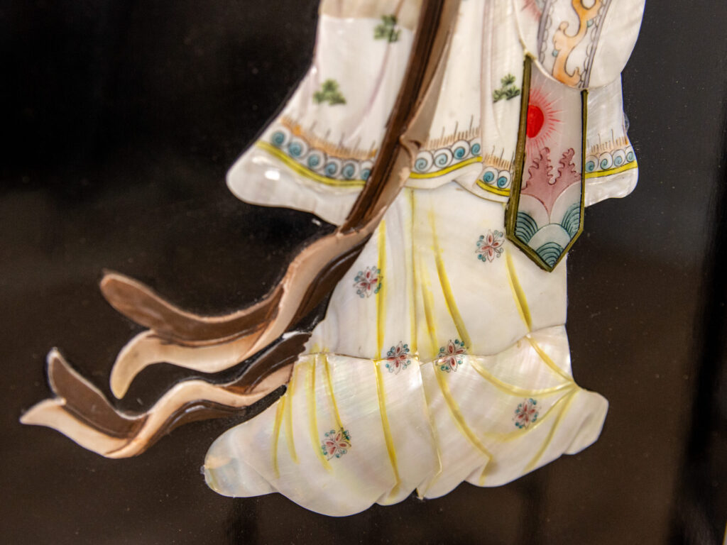 BN4A9242 Вінтажна ширма з інкрустацією в стилі Шинуазрі