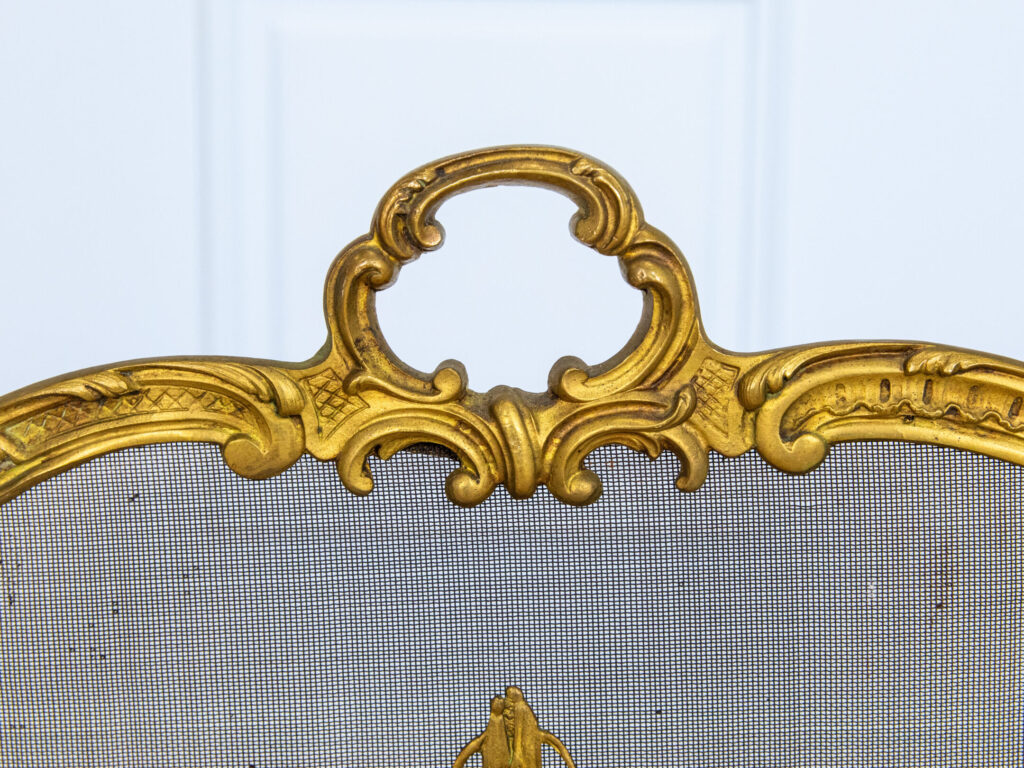 BN4A9296 Антикварний камінний екран у стилі Рококо