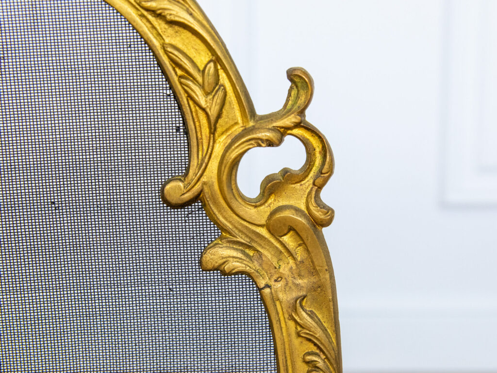 BN4A9308 Антикварний камінний екран у стилі Рококо