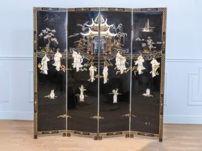 BN4A9314 Вінтажна ширма з інкрустацією в стилі Шинуазрі