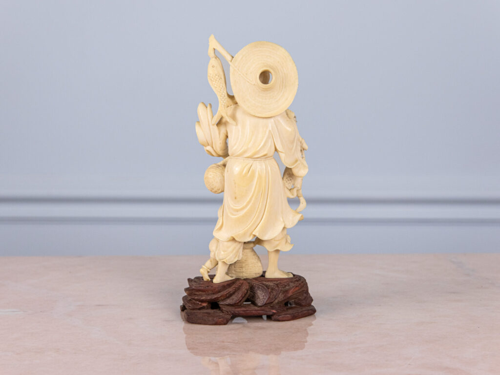 Антикварна статуетка «Рибалка»