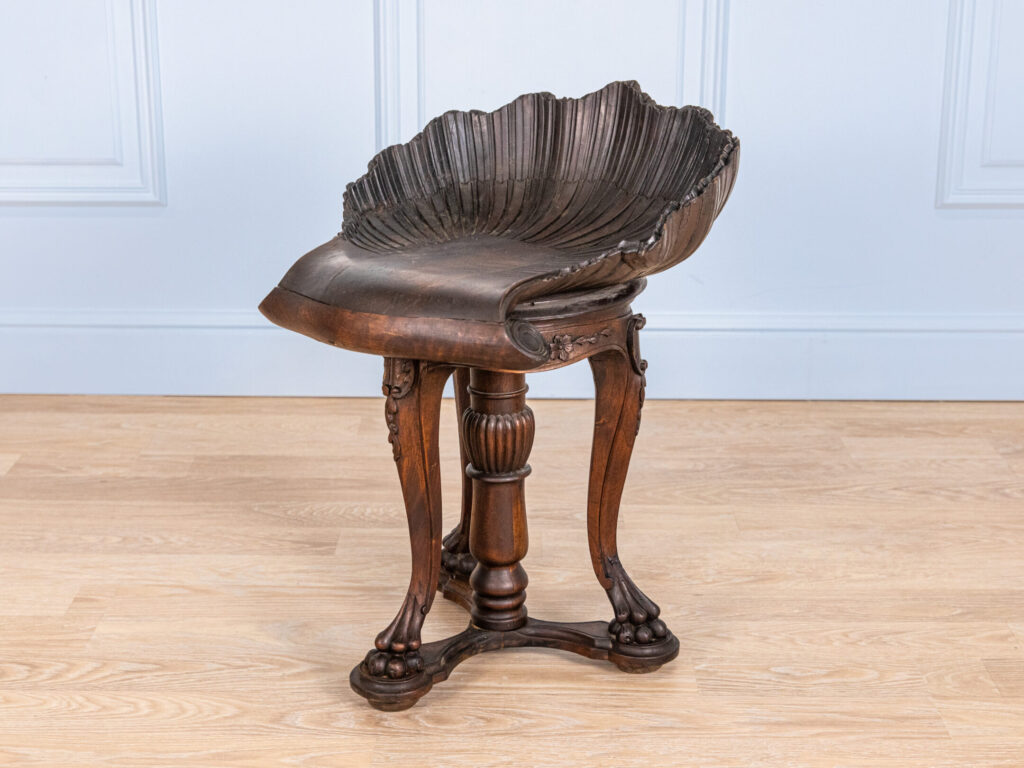 Антикварний стілець для фортепіано Henri Tonin