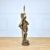 IMG_5820 Антикварна скульптура «Воїн з прапором», А.Е. Кар'є-Бельоз