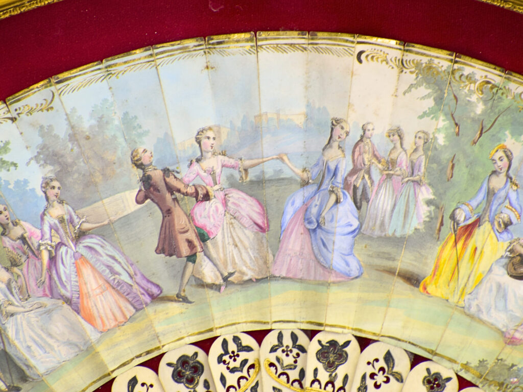 IMG_5854 Антикварне віяло з ручним розписом