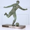 Вінтажна кабінетна скульптура «Футболіст»