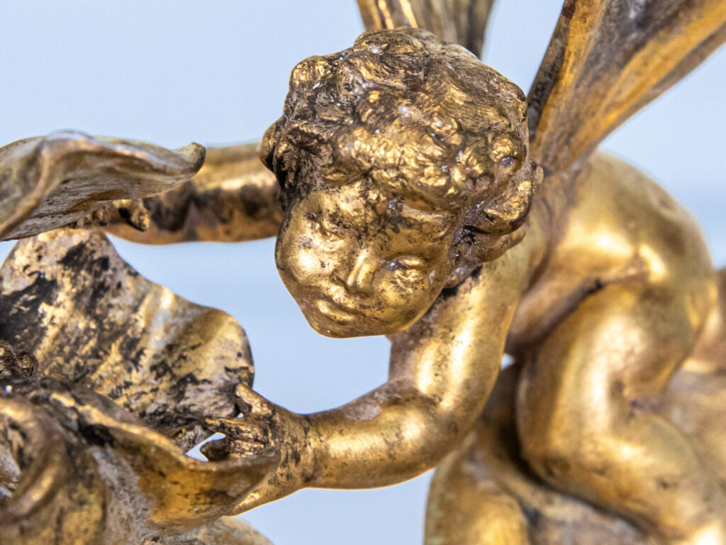 Антикварная бронзовая чернильница по модели Иполита Франсуа Моро