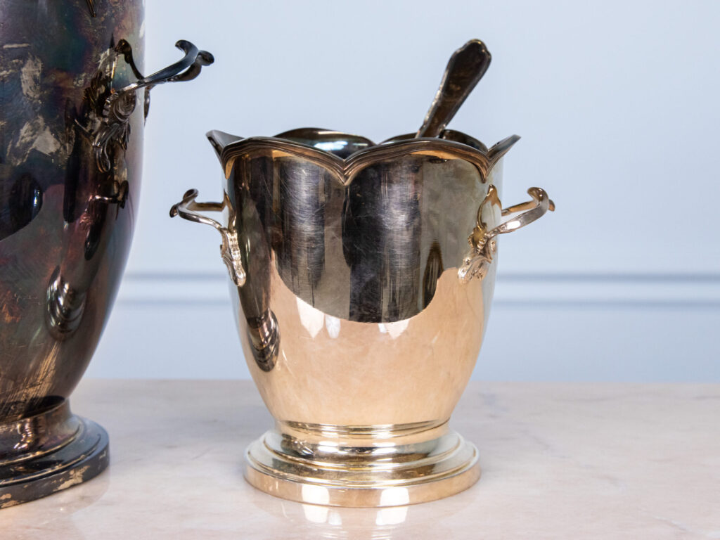 Антикварний набір для подачі шампанського/вина та льоду, Montibert