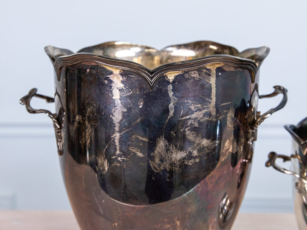 Антикварний набір для подачі шампанського/вина та льоду, Montibert