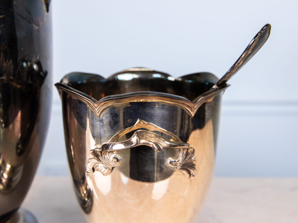 Антикварний набір для подачі шампанського/вина та льоду, Montibert