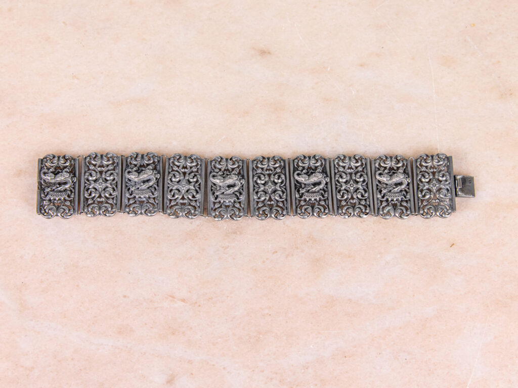 Антикварний срібний браслет
