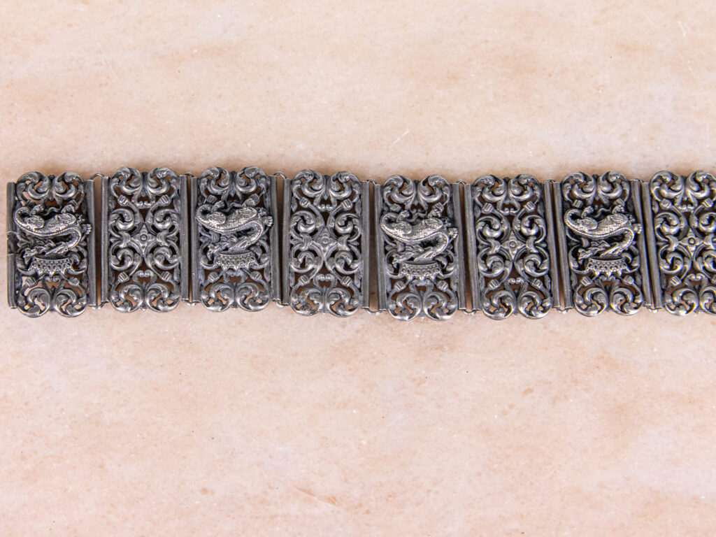 Антикварний срібний браслет