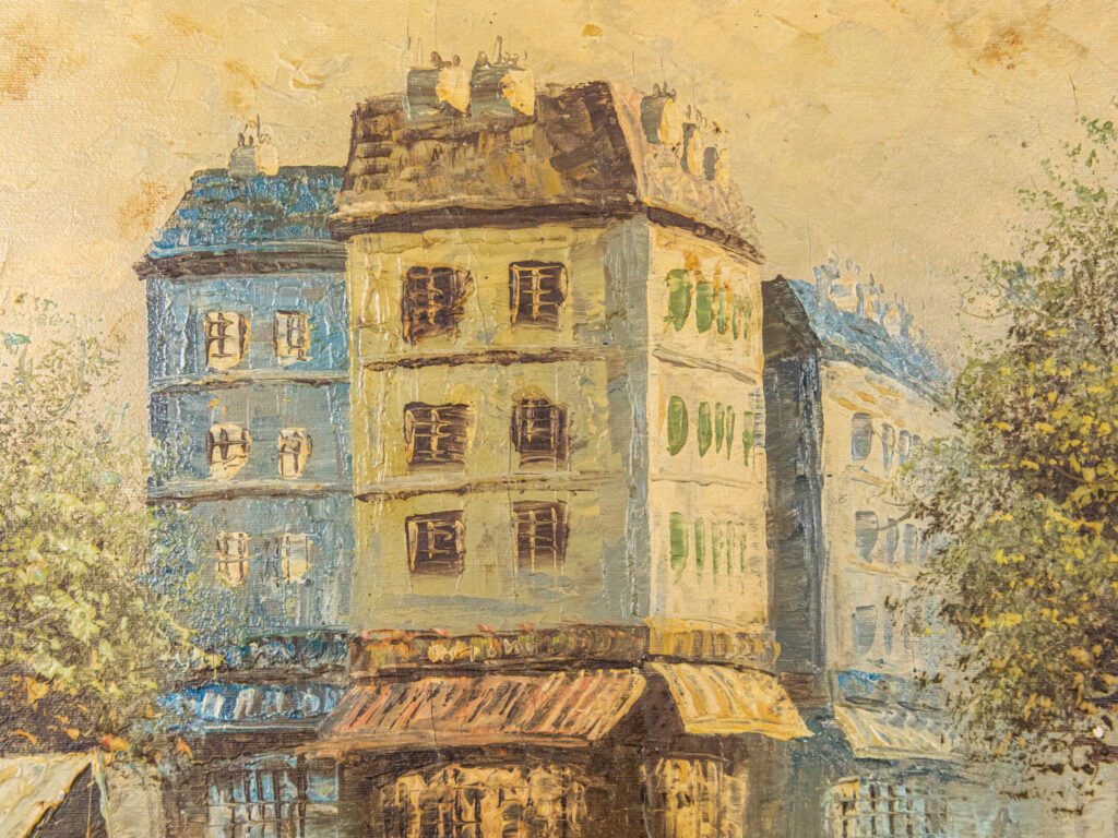 BN4A1034 – копія Антикварний живопис «Вулиця Парижа», К. Бернетт