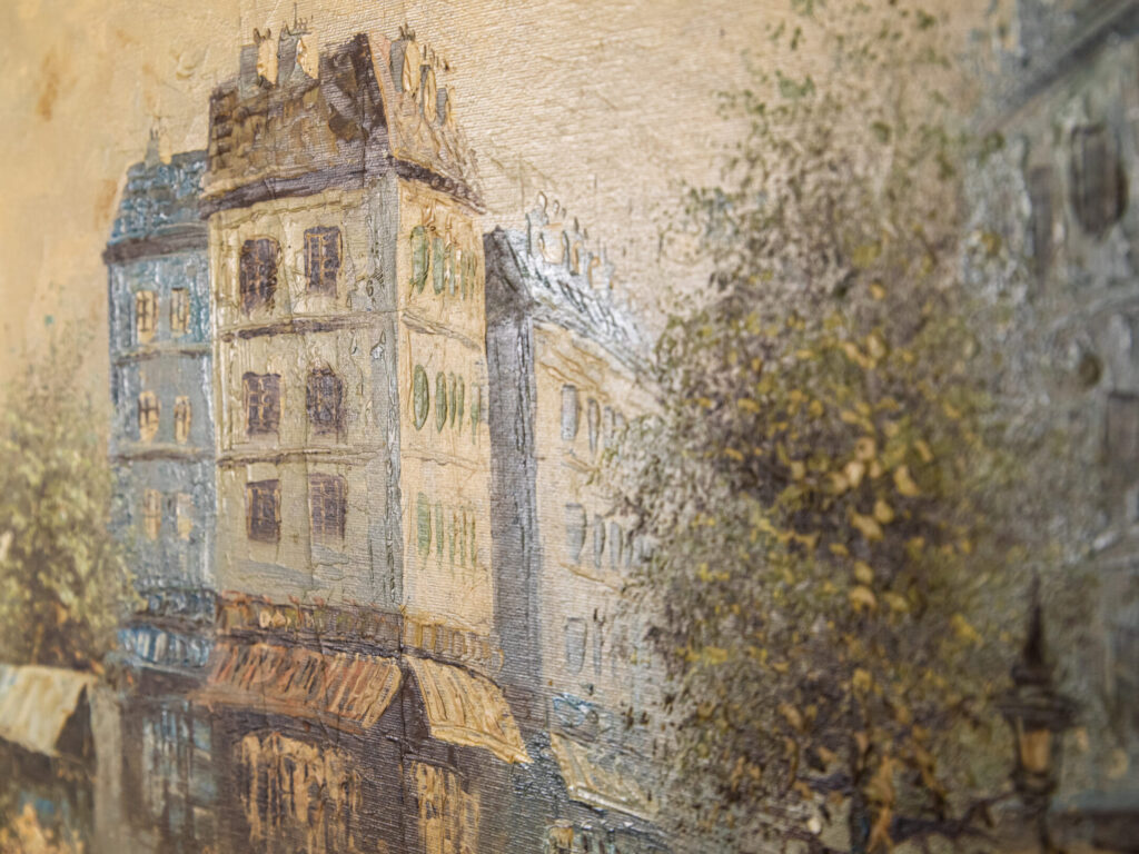 BN4A1041 – копія Антикварний живопис «Вулиця Парижа», К. Бернетт