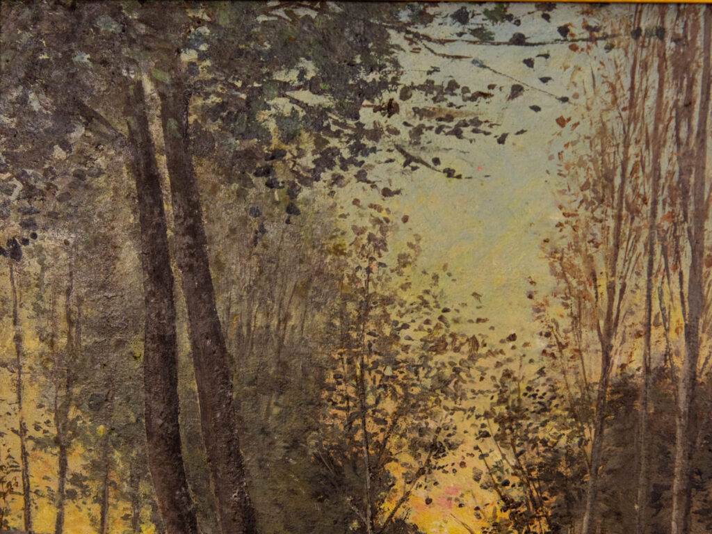 BN4A1373 Антикварний живопис «Пейзаж з річкою»