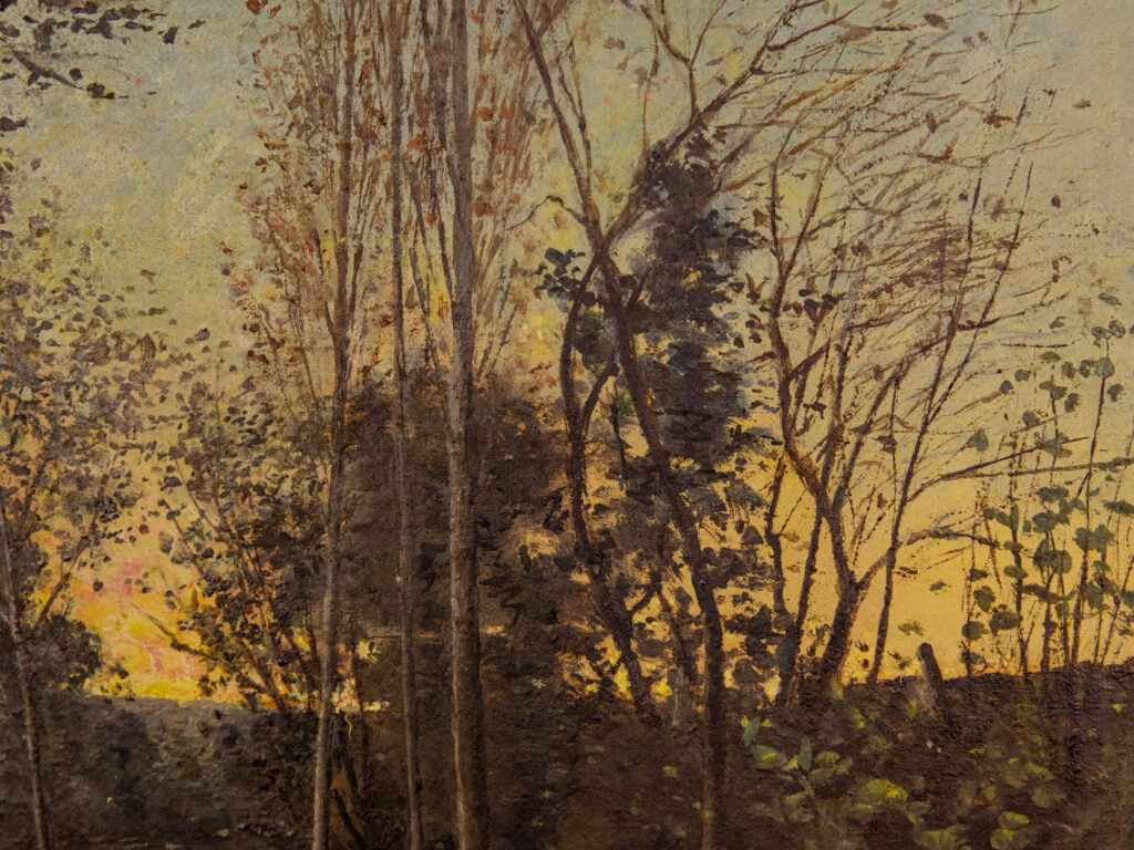 BN4A1374 Антикварний живопис «Пейзаж з річкою»