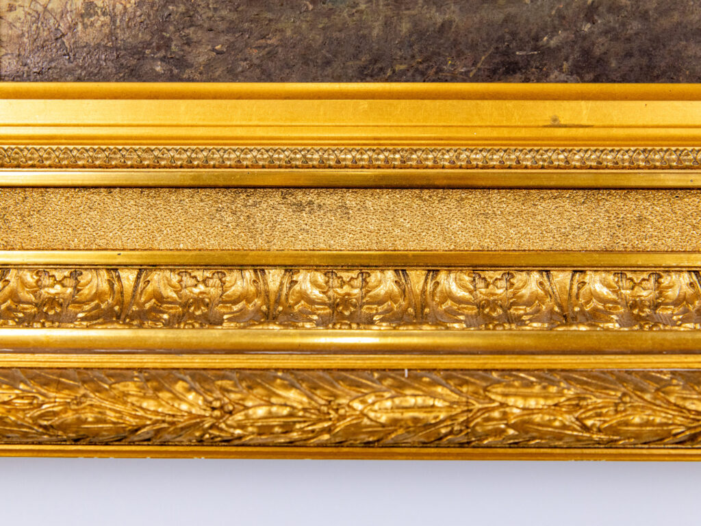 BN4A1386 Антикварний живопис «Пейзаж з річкою»