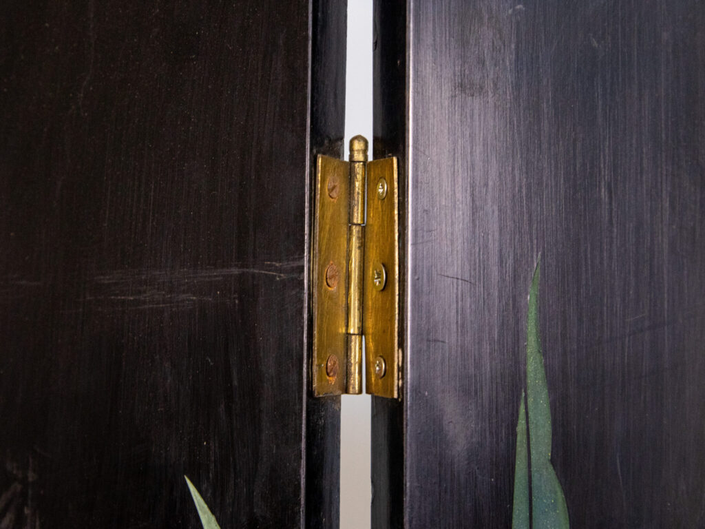 Винтажная ширма в стиле Шинуазри