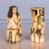 Антикварні еротичні скульптури (shunga) зі слонової кістки