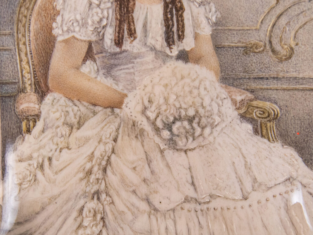 BN4A1618 Антикварний мініатюрний портрет на слоновій кістці