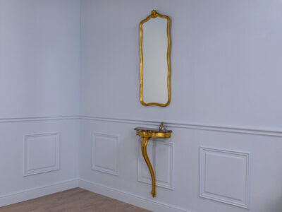 BN4A1641 Антикварна консоль з дзеркалом у стилі Рококо