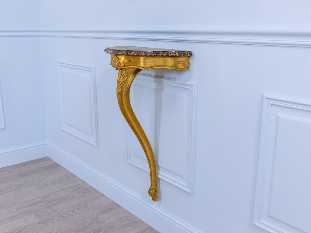 Антикварна консоль з дзеркалом у стилі Рококо