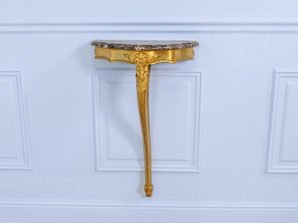 Антикварна консоль з дзеркалом у стилі Рококо