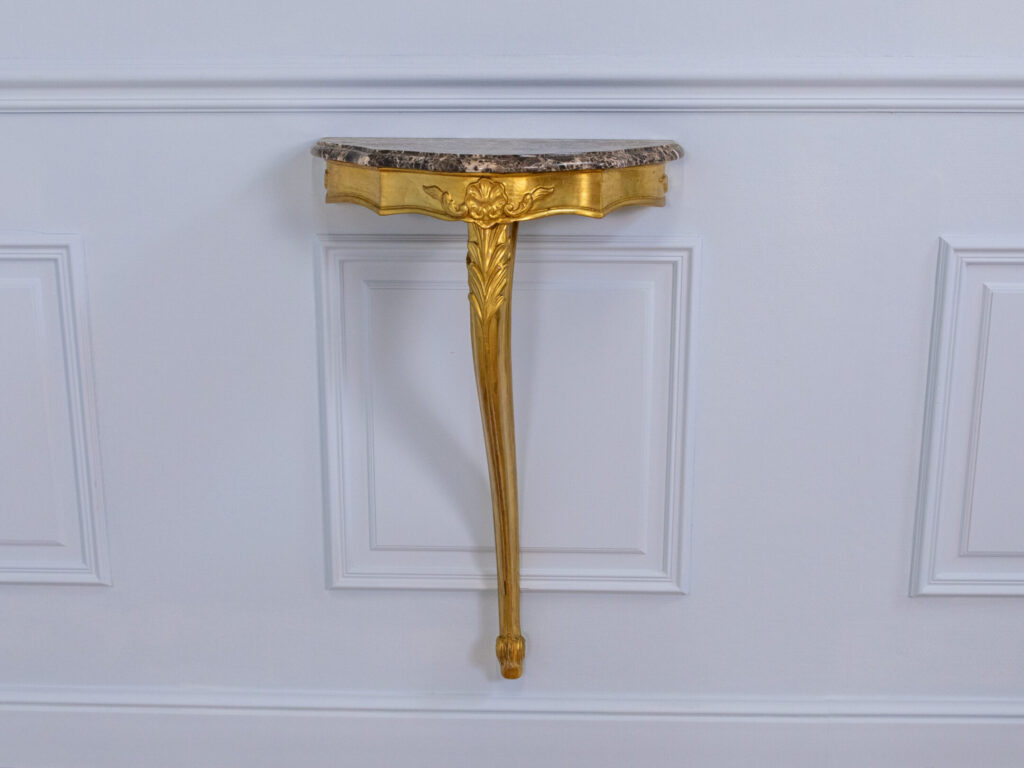 BN4A1651 Антикварна консоль з дзеркалом у стилі Рококо