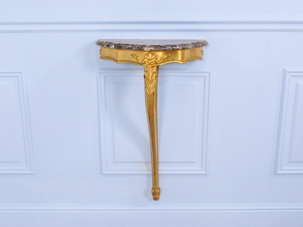 Антикварна консоль з дзеркалом у стилі Рококо