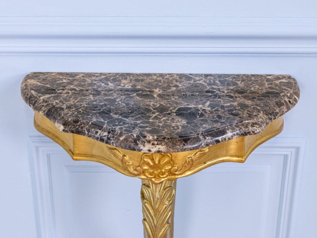 Антикварна консоль з дзеркалом у стилі Рококо