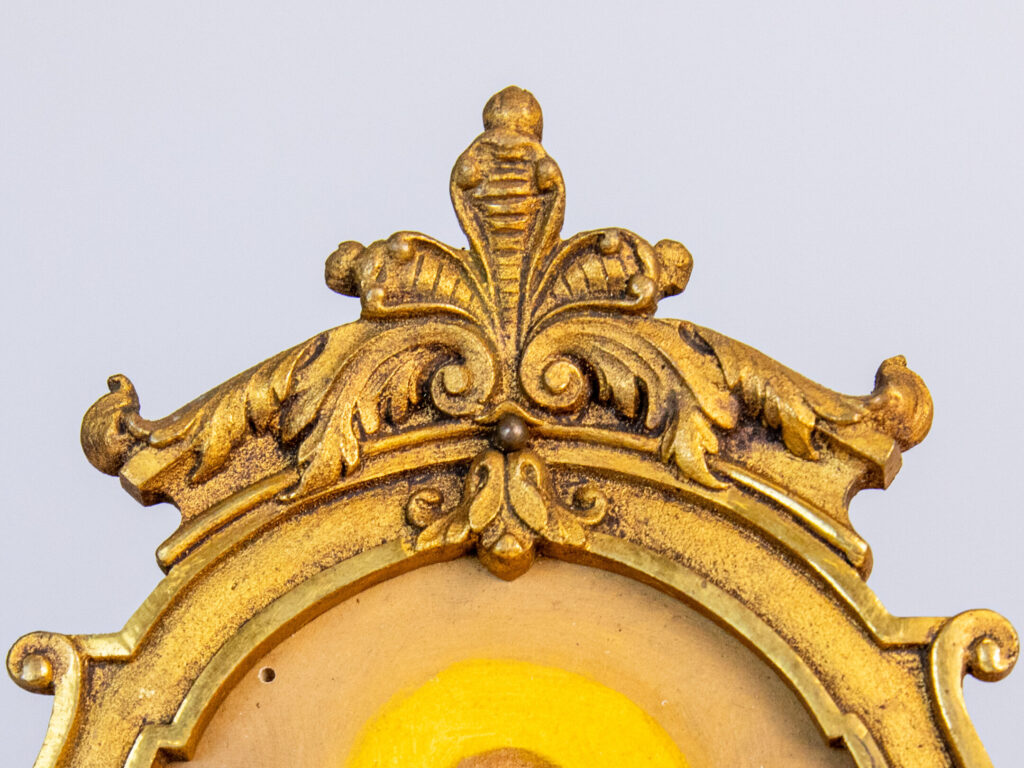 BN4A1849 Антикварна мініатюра «Святе Серце Ісуса Христа»